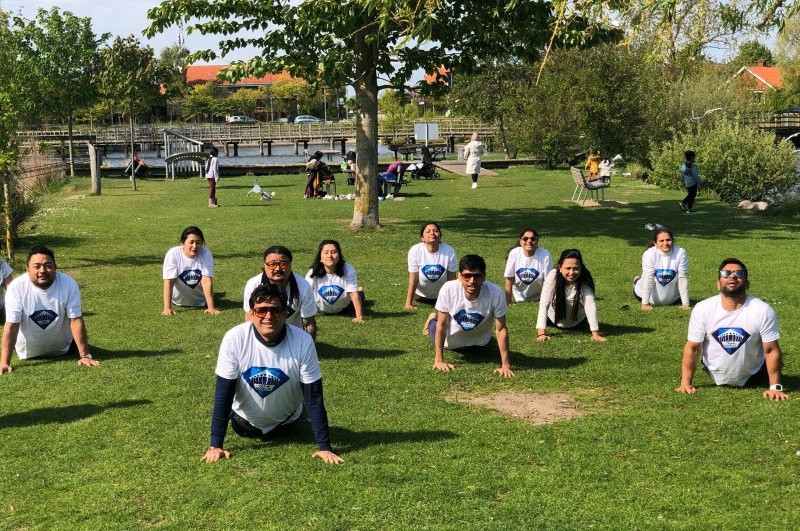 Outdoor Yoga for Wellness and Wellbeing in Copenhagen Denmark